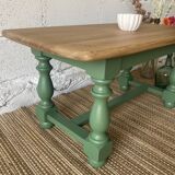 Solid wood coffee table