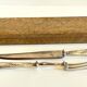 Silver-plated cutlery set with Minerva helmet, Paris