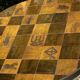 Circular coffee table