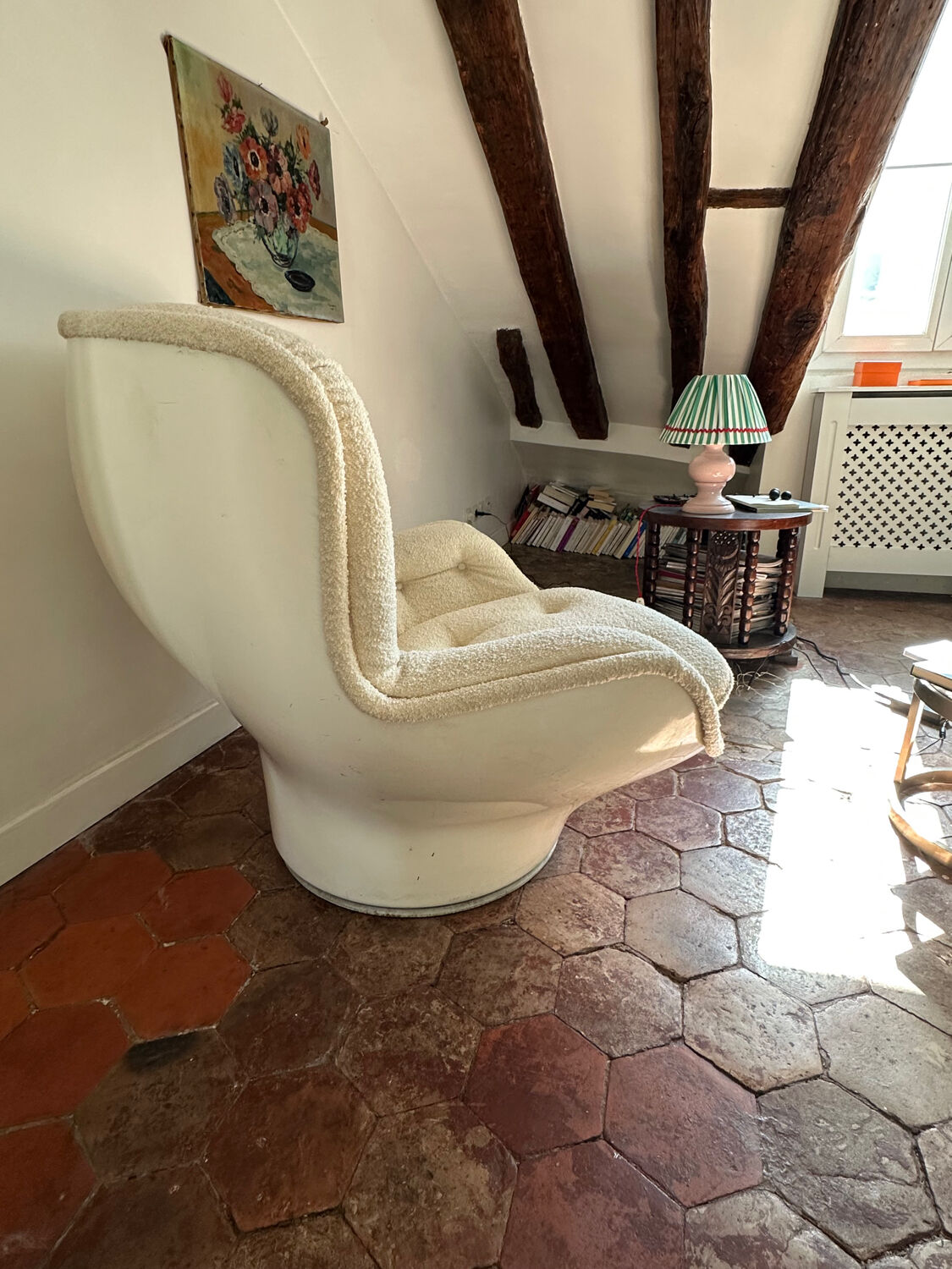 Vintage armchair Karate Michel Cadestin