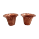 Duo of cache copper pots