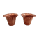Duo of cache copper pots