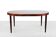 Round rosewood dining table by Kai Kristiansen for SVA Mobler