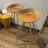 Pair of Magis Lyra bar stools