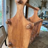 Porte revues en bois clair