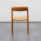 Set of six chairs moeller, denmark, model 75, denmark