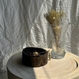 Large geometric glass vase H30