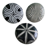 Set of 3 Traditional African Bamiléké Shields