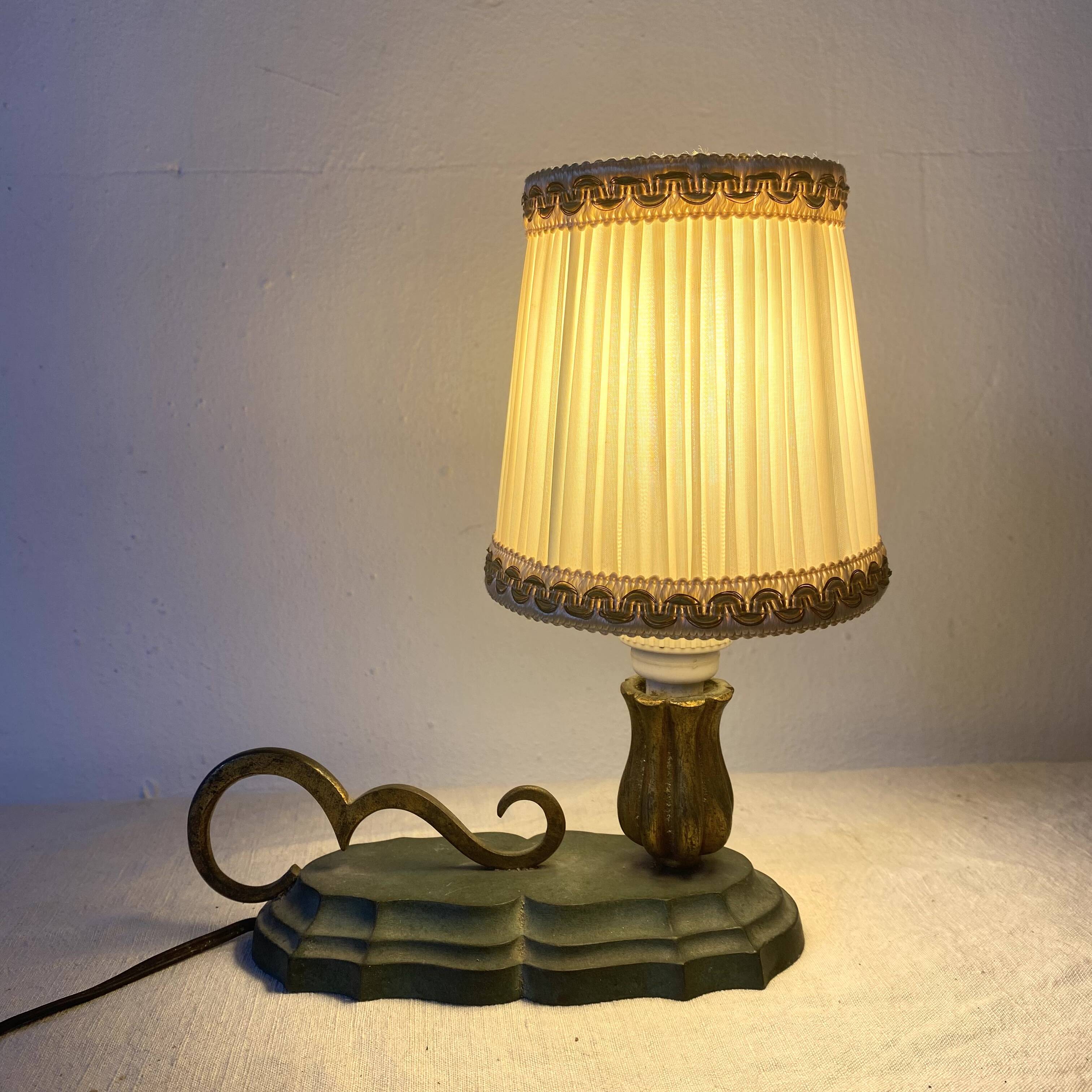 Antique bedside lamp
