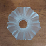 Pair Of French Vintage Art Nouveau Glass Replacement Shades