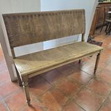 Banquette bistrot en bois , 120cms de long