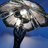 Tiffany style lamp, stained glass, art nouveau