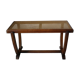 Vintage boat deck bench and canning