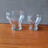 Art Deco Glass Service, 1950s