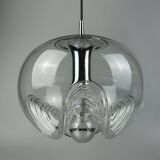 60s 70s ceiling lamp hanging lamp Peill & Putzler "Wave" Koch & Lowy Design