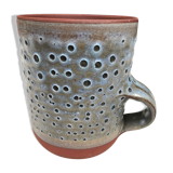 Signed vintage stoneware mug