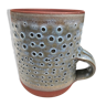 Signed vintage stoneware mug