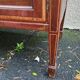 Antique glass-fronted Louis XVI library