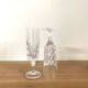 Champagne flutes - vintage - diamond