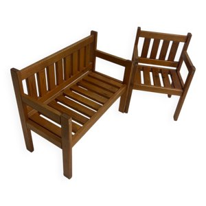 Banc et chaise enfant