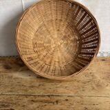 Panier en osier ancien
