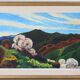 Original Swedish Oil on Panel – “Mountain Landscape” by John B. Hinna