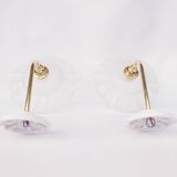 Art Deco swan neck wall lights