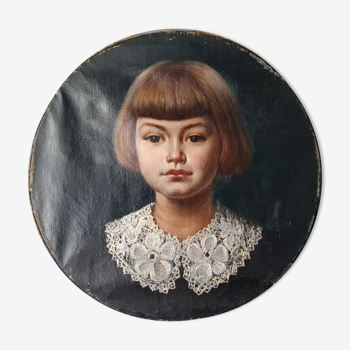 Portrait d'une jeune fille, 1900, Ecole française vers 1900