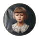 French school around 1900, portrait of a young girl, oil on canvas around 1900 Good condition. SB