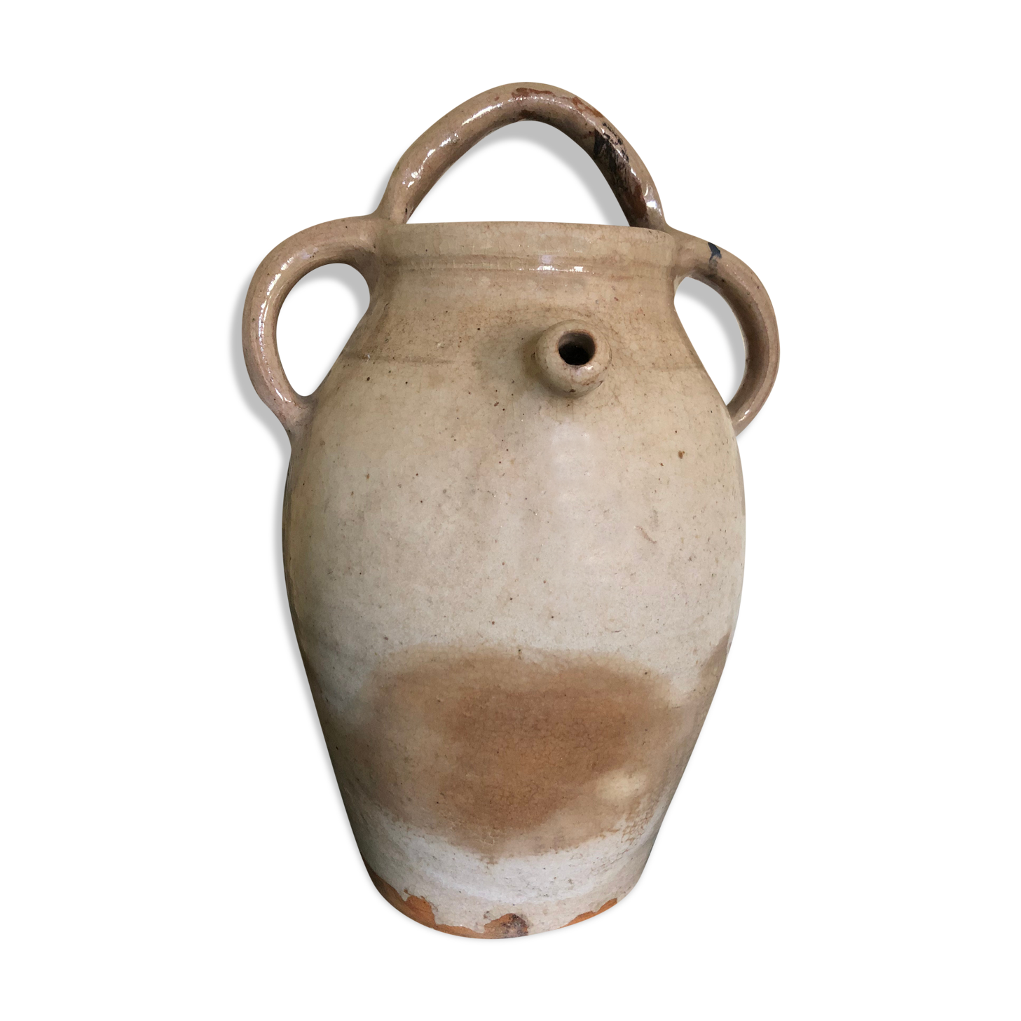 Three-handle sandstone jar