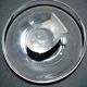 Lalique ashtray bowl Cheeky Sparrow crystal frosted and signed