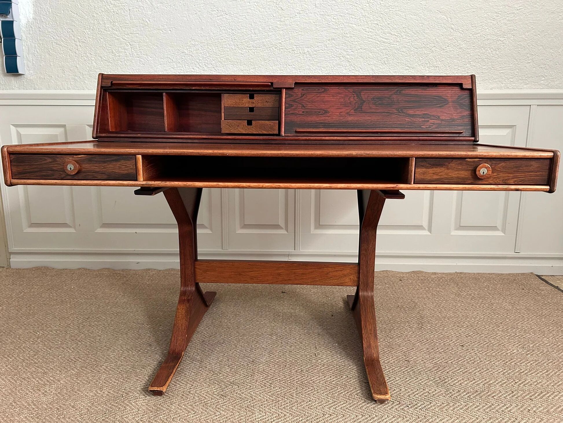 Desk 530 by Gianfranco Frattini for Bernini, Italy, 1950s