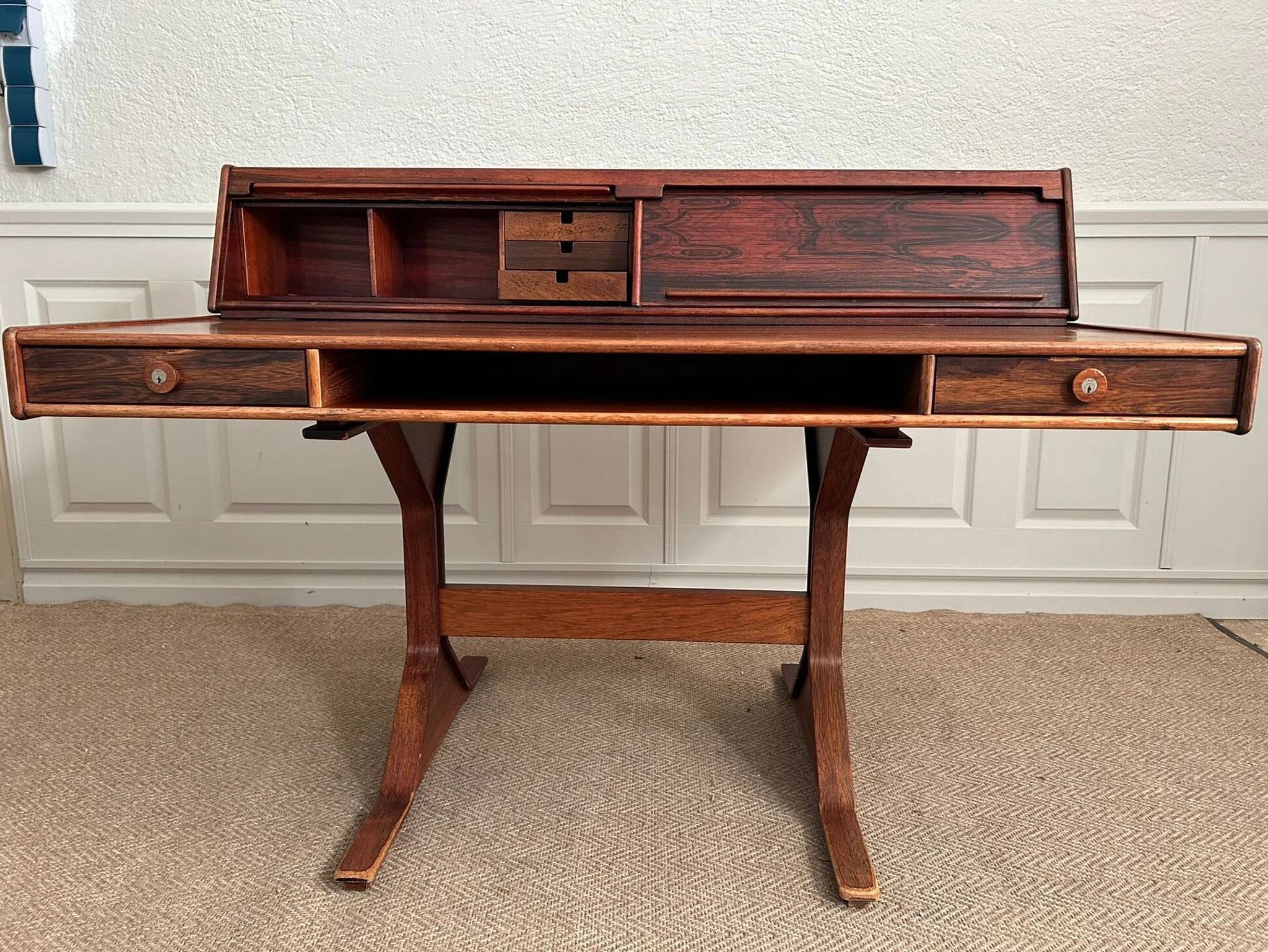 Desk 530 by Gianfranco Frattini for Bernini, Italy, 1950s