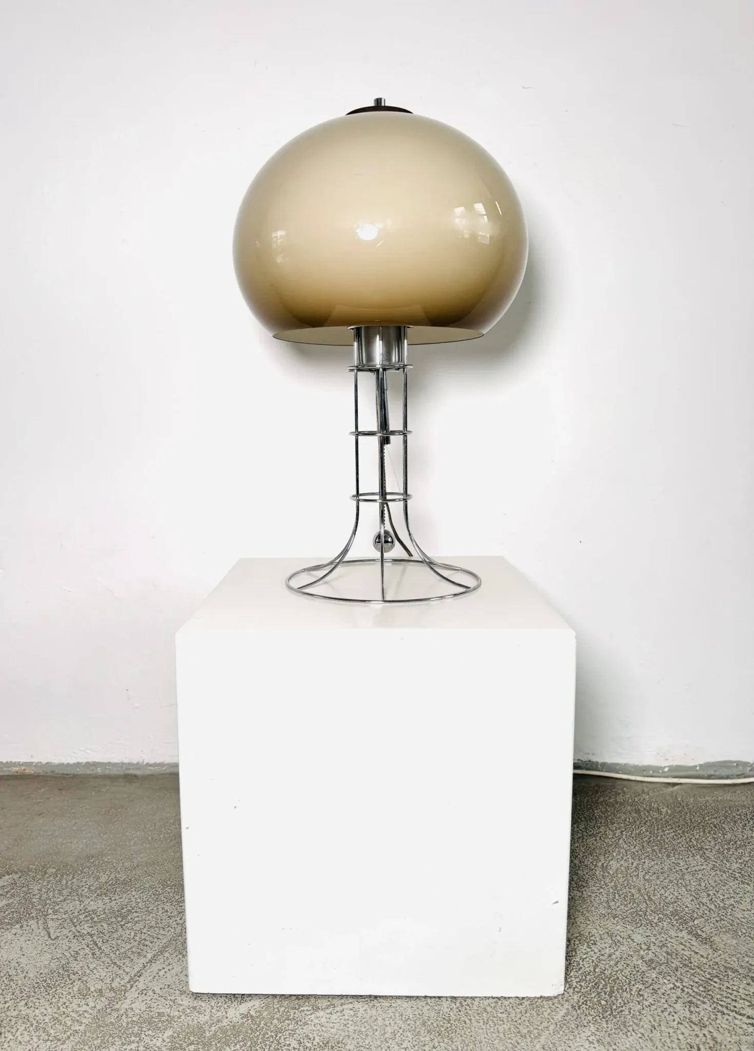 Lampe de table champignon par Herda Verlichting, Pays-Bas, années 1970.