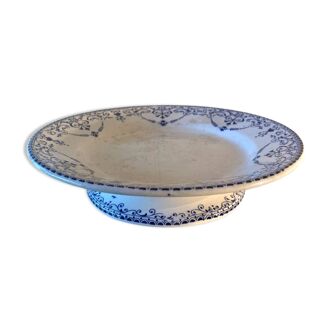 Old iron earth compote dish