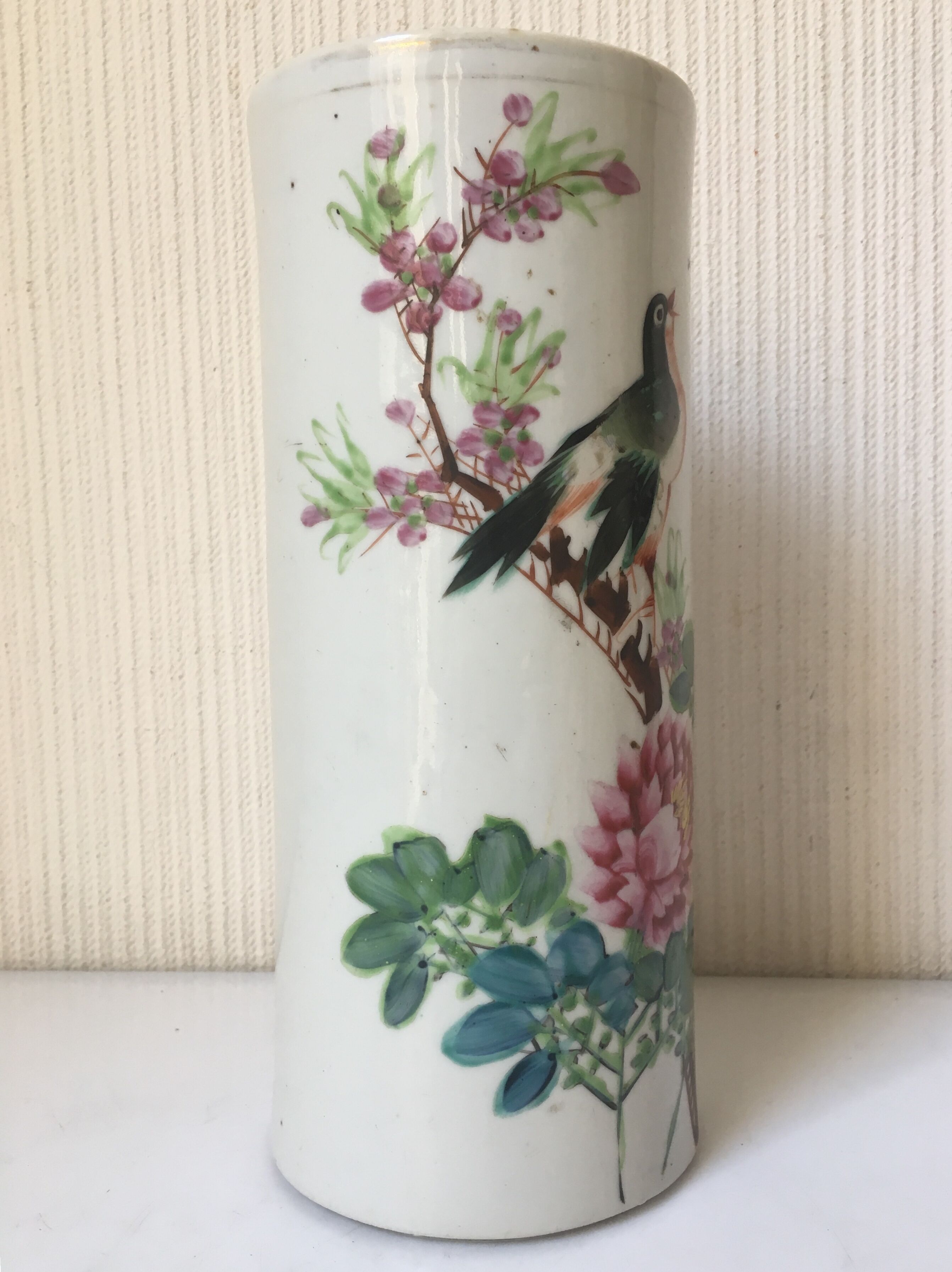 Vase rouleau chinois début du XXe siècle Selency