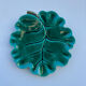 Green plate Verceram 1950s
