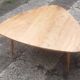Scandinavian style wooden coffee table