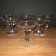 6 coupes à champagne gravées, années 30-40