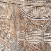 Old wooden door Senufo of Côte d'Ivoire