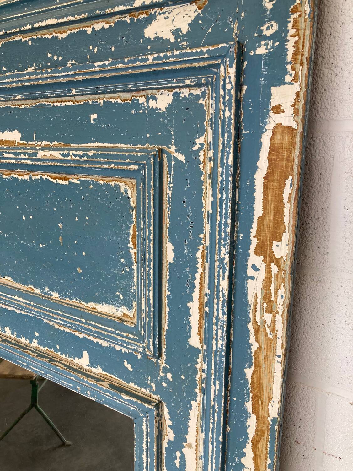 Old fireplace mirror
