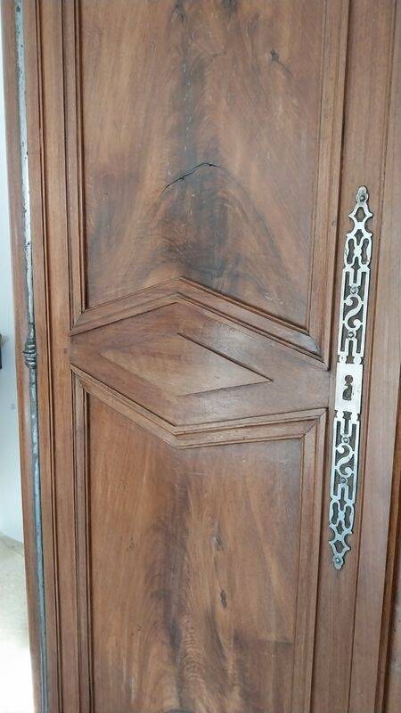 Large and beautiful antique wardrobe.