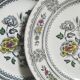 Six assiettes à dessert porcelaine Anglaise WOOD & SONS service Dorset