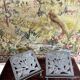 Art Deco hairdresser footrest pair