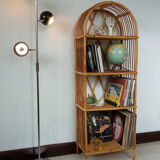 Bookcase in rattan 60/70