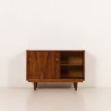 Danish small rosewood sideboard attributed to Hundevad, 1960s