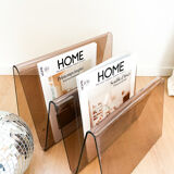 Acrylic magazine rack
