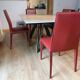 Roche bobois – design dining table + 4 chairs – excellent condition