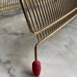 Gold metal vinyl holders