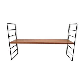 vintage 60 l 80cm wooden wooden thong shelf